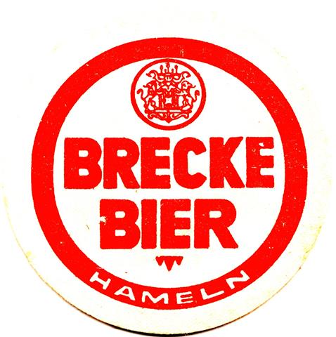 hameln hm-ni brecke rund 1a (215-brecke bier hameln-rot)